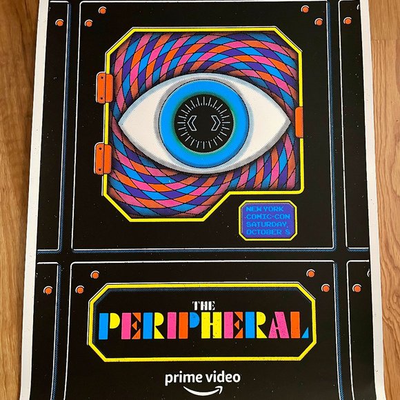 The Peripheral 22NYCC Screen Printed 18x24 Poster Amazon TV Prime William Gibson - Picture 8 of 11